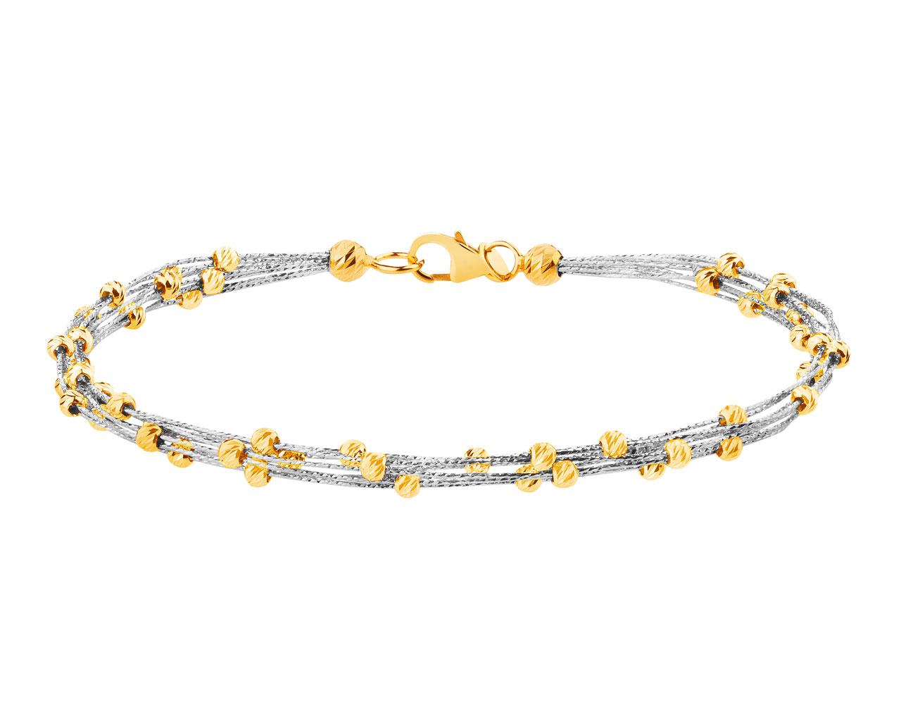 14ct White Gold Yellow Bracelet 14ct White Gold Yellow Bracelet