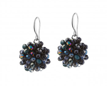 Earrings with Glass