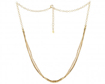 Gold plated bronze necklace