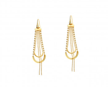 Gold Plated Bronze Earrings