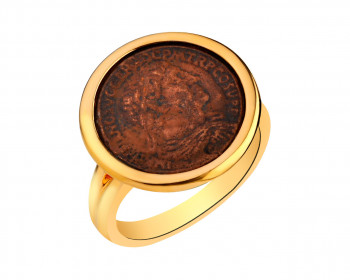 Ring aus vergoldeter Bronze