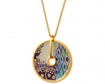 Stainless Steel & Enamel Necklace