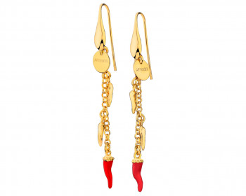 Gold-Plated Bronze Earrings 