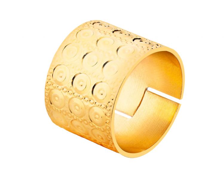 Pozlacený prsten z bronzu