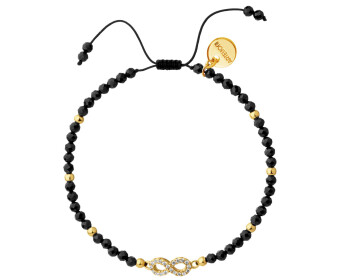 Gold-Plated Brass Bracelet with Spinel