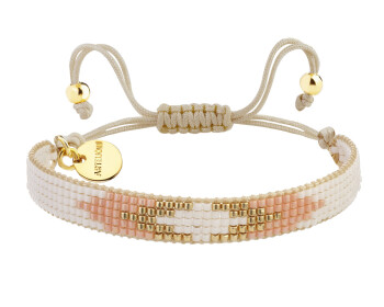 Gold-Plated Brass Bracelet with Miyuki