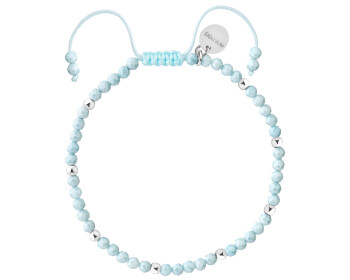 Rhodium-Plated Brass Bracelet with Cubic Zirconia