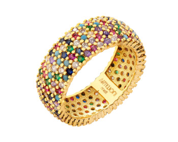 Gold-Plated Brass Eternity with Cubic Zirconia
