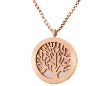 Stainless Steel Necklace with Shell