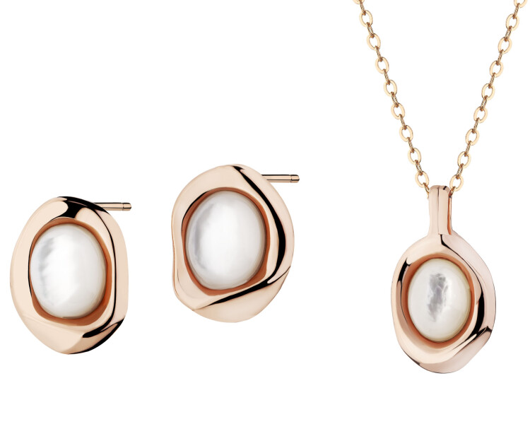 Gold-Plated Brass, Gold-Plated Silver Set 