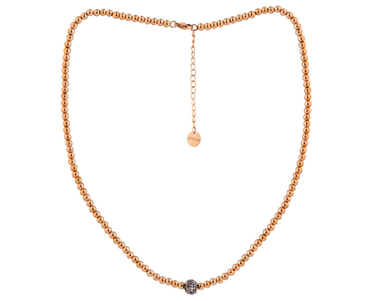 Náhrdelník z ušlechtilé oceli s markazity