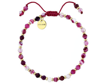 Gold-Plated Brass Bracelet with Agate