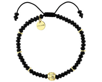 Gold-Plated Brass Bracelet with Cubic Zirconia