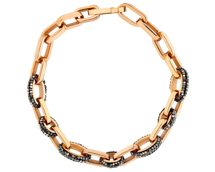 Náramek z ušlechtilé oceli s markazity