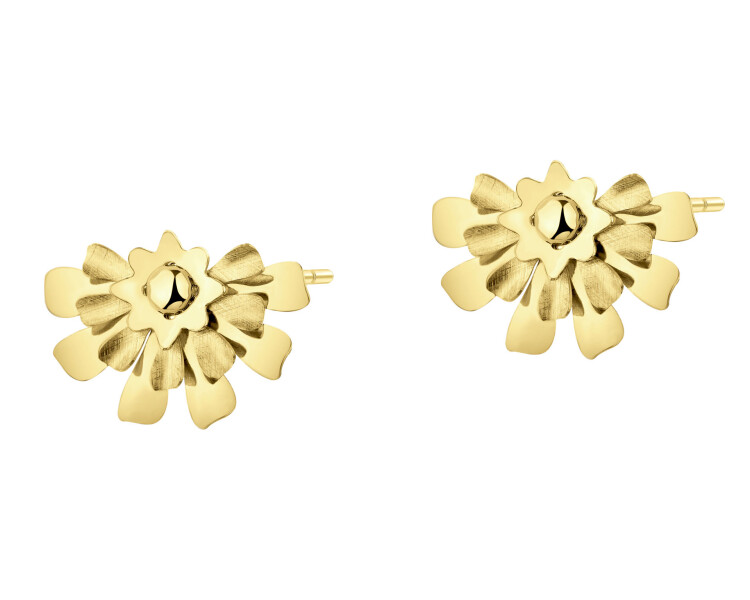 Pozlacené náušnice z bronzu