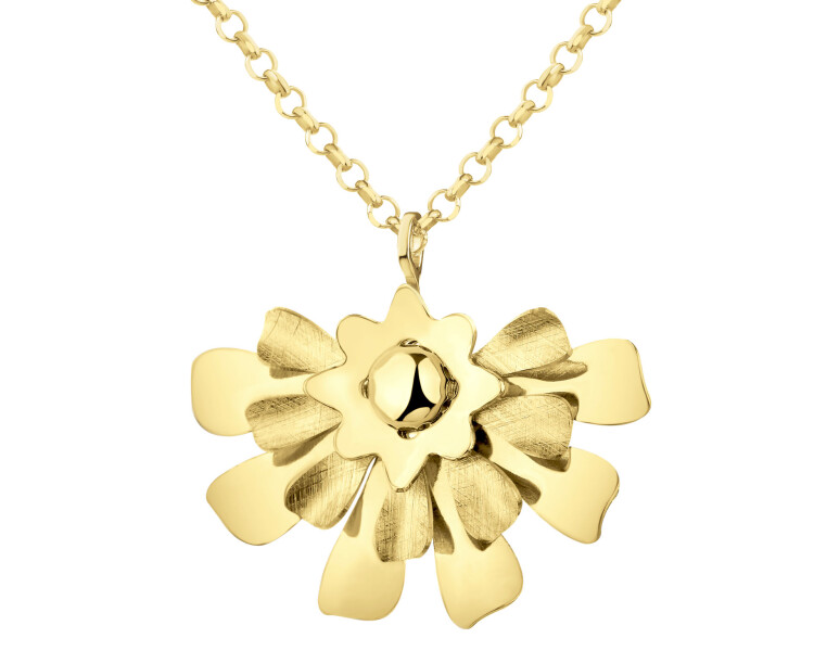 Pozlacený náhrdelník z bronzu