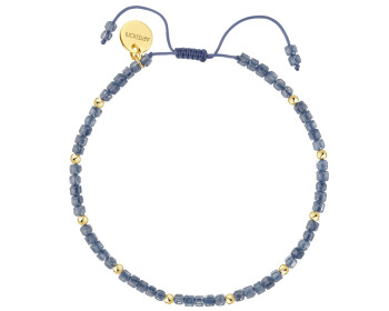 Gold-Plated Brass Bracelet with Cubic Zirconia