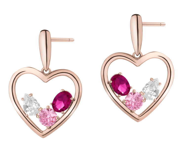 Gold-Plated Brass Dangling Earring 