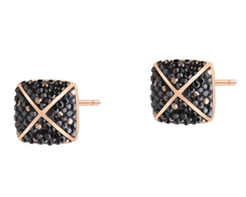 Náušnice z ušlechtilé oceli s markazity