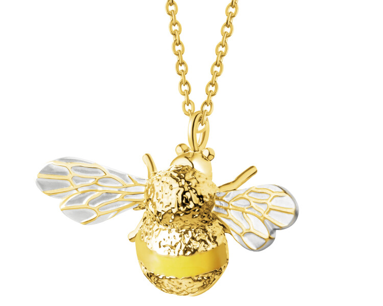Gold-Plated Brass Necklace 