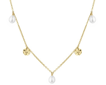 Gold-Plated Brass Necklace 