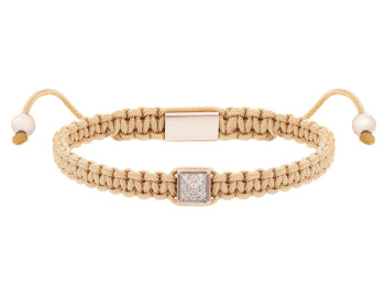 Stainless Steel Bracelet with Cubic Zirconia