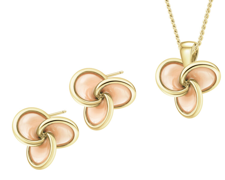 Gold-Plated Brass, Gold-Plated Silver Set 